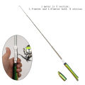 bellylady Pen Fishing Pole 55.1 Inch Mini Pocket Fishing Rod Travel Fishing Rod Set Telescopic Fishing Rod Spinning Reel Combo Kit. 