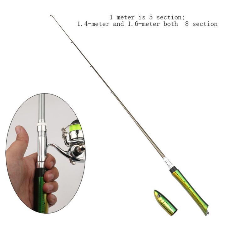 bellylady%20Pen%20Fishing%20Pole%2055.1%20Inch%20Mini%20Pocket%20Fishing%20Rod%20Travel%20Fishing%20Rod%20Set%20Telescopic%20Fishing%20Rod%20Spinning%20Reel%20Combo%20Kit%20-%20Image%207