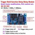 DC 6V~30V Trigger Delay On/Off Cycle r Relay Switch Module LED Display Micro USB 5V Control. 
