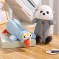 Plush Pencil Case Animal Stationery Pouch Pen Bag Cute Pencil Pouch Pencil Bags for School Supplies. 