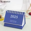 Travel Desk Calendar 2025 Desk Calendar Flip-top Coil Calendar Schedule Planner Time Management Organizer for Home Office School Supplies Buyers' Favorite Desk Calendar 2025. 