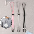 5pieces Sun Flexible Elastic Retaining Clip Removable Cord Fastener Windproof Rope Hat Chin Strap. 