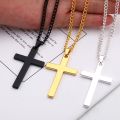 Cross Pendant Necklace Stainless Steel. 