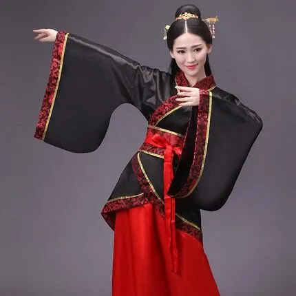 %E3%80%90WEJA%E3%80%91Women's%20Ancient%20Traditional%20Chinese%20Costume%20Half%20Sleeve%20Embroidery%20Hanfu%20Top%20High%20Waist%20Swing%20Skirt%20Outfit%20-%20Image%204