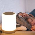 LED Night Light RGB Bluetooth Lamps Audio Portable Night Speaker Bedside Table Lamp Touch Color Changing Colorful Light. 