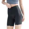 Ice Silk High Waisted Women's Panties Abdomen Seamless Safety Short Pants Non Curling Body Shapewear Belly Shaper Shorts Drop. 