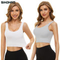 Vest, comfortable live chest, yoga workout, short chest, seamless breathable Aweisuan women's luxury long sports sports bra underwear. 