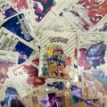 pokemon cards golden 2023 Pokemon Cards Metal Gold Silver Vmax GX Card Box Mewtwo Pikachu Rare Collection Battle Trainer Card Children Toys GiftParty Games Crafts. 