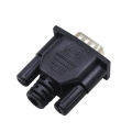 【VogueVenture】TISHRIC HDMI VGA 15Pin Dummy Plug Headless Virtual Ghost Display Emulator Monitor Adapter 1920x1080 60Hz For DDC EDID Video card. 