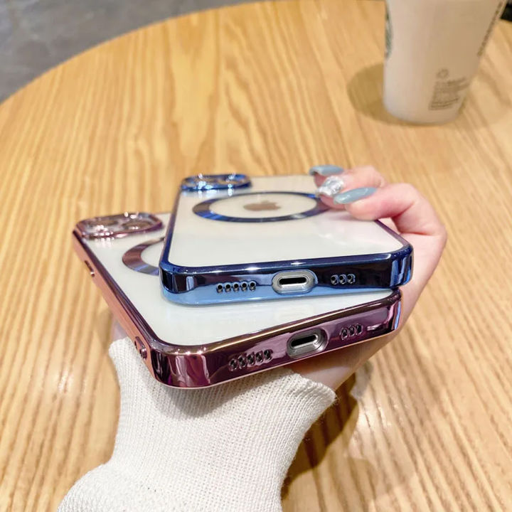 Magsafe%20Magnetic%20Wireless%20Charger%20Phone%20Case%20Build-in%20Lens%20Camera%20Protetion%20Soft%20Clear%20Casing%20Transparent%20Silicone%20Back%20Cover%20for%20iPhone%206%20/%206s%20/%207%20/%208%20/%20Plus%20/%20X%20XS%20XR%2011%2012%2013%2014%20Pro%20Max%20SE%202020%20-%20Image%203