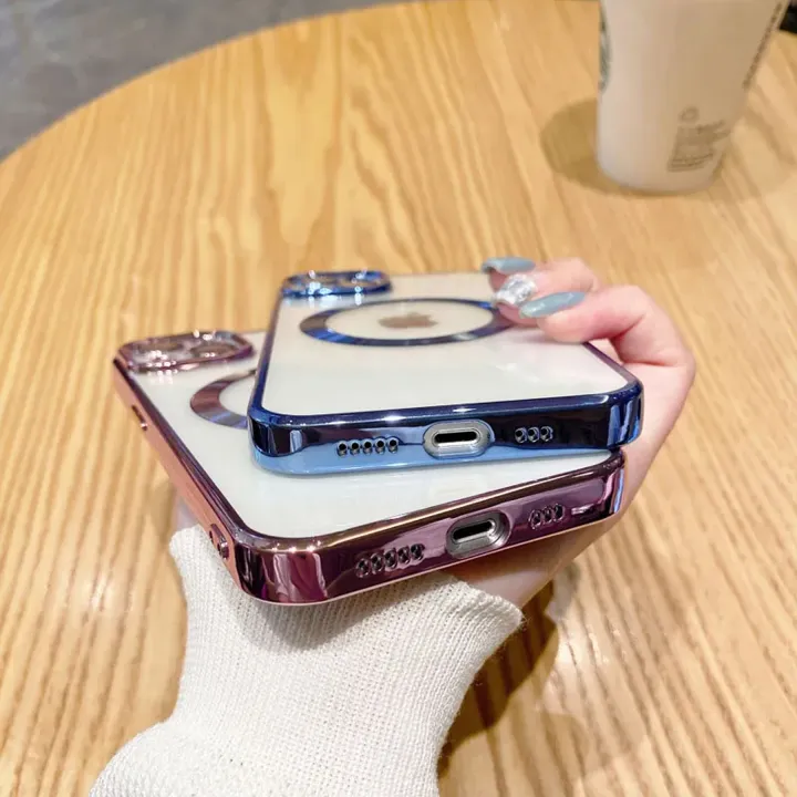 Magsafe%20Magnetic%20Wireless%20Charger%20Phone%20Case%20Build-in%20Lens%20Camera%20Protetion%20Soft%20Clear%20Casing%20Transparent%20Silicone%20Back%20Cover%20for%20iPhone%206%20/%206s%20/%207%20/%208%20/%20Plus%20/%20X%20XS%20XR%2011%2012%2013%2014%20Pro%20Max%20SE%202020%20-%20Image%203