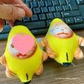 Douyin with the same Rakshasa Haishi funny voice pendant, dinosaur carrying wolf, plush toy doll, watermelon strips can talk. 