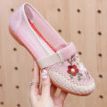 【ZIME】2024cb Summer Mesh Shoes Women's Wedge Embroidered Shoes Old Beijing Cloth Shoes Women's Shoes Breathable Chinese Ancient Style Women's Shoes Casual. 
