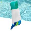 Kids Swim Fins Short Diving Swim Training Fins for Beginner Girls Boys M Size Blue. 