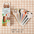30 PCS Kawaii Cute Animal City Paper Bookmark for Book Holder Multifunction Bookmark Children School Supplies Gift. 