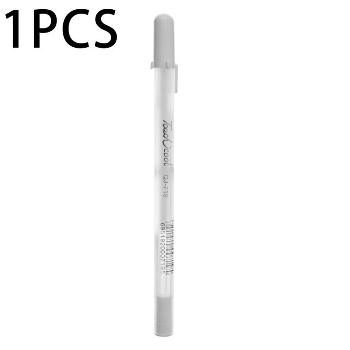 1/5/10Pcs%200.8Mm%20Waterproof%20White%20Gel%20Pen%20Highlighter%20Marker%20Pen%20Sketch%20Drawing%20Art%20Markers%20Comic%20Design%20Fine%20Liner%20Pen%20-%20Image%209