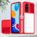 PlusCase for Xiaomi Redmi Note 11 Pro 4G / 5G Phone Case Slide Camera Lens Protection Clear Acrylic Shockproof Back Cover. 