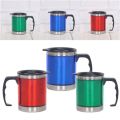 Stainless Steel Travel Mug With Lid / Vacuum Insulated Travel Mug 400ml. 