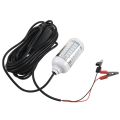 12V LED Green Underwater Submersible Night Fishing Light Crappie Shad Squid Boat Fishing Light. 