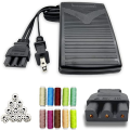 Sewing Machine Foot Pedal,Power Cord, for Singer E99670 US Plug. 