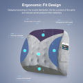 Geepact Lumbar Pillow Seat Cushion Soft Memory Foam Lumbar Support Back Massage Relieve Pain Waist Cushion Ergonomics. 