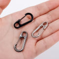 【ThinkWay】20Pcs Mini Carabiners Clips Alluminum Alloy D Type Carabiner Keychain Spring Lock Snap Hook for Bag. 