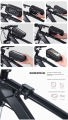 Anyike [Good Product] WILD MAN Bicycle bag EVA Front beam bag of monocoque mountain bike Cycling bag rain-proof Touch-screen headstock bag for mobile phone. 