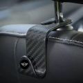Carbon fiber hook car seat headrest hanger bag hook organizer bracket for Mini Cooper One S JCW R55 R57 F56 F54 car accessories. 