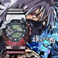 Anime One Piece Collaboration Graffiti Style Watch for Men and Women, Luminous Alarm Clock, Sports Electronic Watch for Women. 