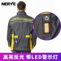 NERVE Motorcycle Raincoat Jacket Waterproof Suit Windproof Biker Raincoat Pants Motocross Impermeables With Reflective Clothing. 