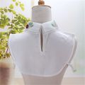 Women Cotton Lace Collar Blouse Vintage Detachable Shirt Collar Collar Lapel Blouse Top Women Clothes Accessories. 