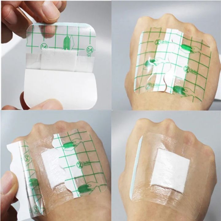 plasters medical 10Pcs Medical Transparent Tape Adhesive Plaster
