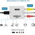 HDMI to AV Audio Video Converter Adapter. 