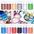 Mica Powder Paint 18 Colors Pearlescent Epoxy Resin Glitter Jewelry Crafts Candle Effect Dye Accessory Pigment DIY With Shi X0F7. 