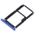 SIM Card Tray + SIM Card / Micro SD Card for Xiaomi Mi 8 Lite(Blue). 