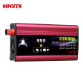 KOGEEK Car Power Inverter LED Indicator Power Converter Intelligent Cooling Universal Modified Sine Wave 1000W DC 12V/24V to 220V AC. 