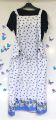 Women lace cotton maternity frock with lycra short sleeve tshirt. 