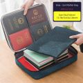 Document Organizer Briefcase A4 Folder Holder Men's Women's Bag Cover Purse Passport Home Safe Functional File Storage Case. 
