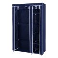 2 Door Storage Wardrobe Foldable and Movable Cloth/Fabric Wardrobe with Zip Up Collapsible Cupboard Model 98105. 