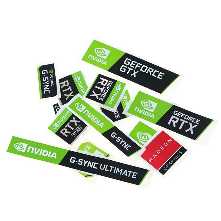 2pcs%20NVIDIA%20GEFORCE%20GTX%20RTX%20G-Sync%20Radeon%20Vinyl%20Sticker%20Label%20Tag%20For%20Graphic%20Card,%20Laptop,%20Desktop%20Computers%20-%20Image%205
