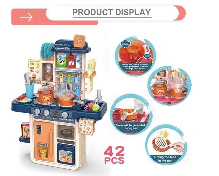 Kitchen%20Spray%20Intelligent%20Pretend%20Play%20Kitchen%20Set%20for%20Kids%20-%2042%20Pcs%20%20Steam,%20Running%20Water,%20Simulate%20Live%20Cooking%20&%20Washing%20Dishes%20-%20Image%203