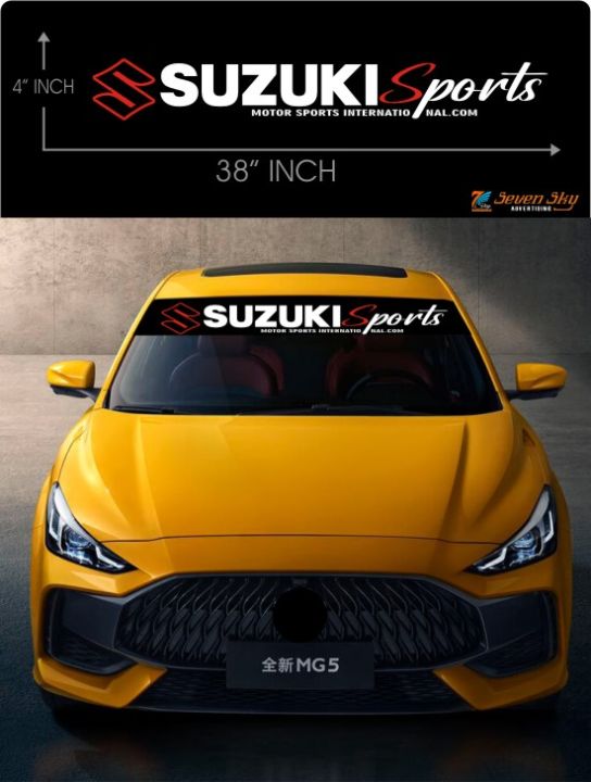 Windscreen SUZUKI Tinted Stickers Car Buddy Van Alto WagonR Mini Car Hybrid Car Vinyl Decal Luminous Reflective Plotter Cutting Stickers