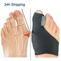 【NEW】 2Pcs=1Pair Toe Separator Hallux Valgus Bunion Corrector Orthotics Feet Bone Thumb Adjuster Correction Pedicure Sock Straightener. 