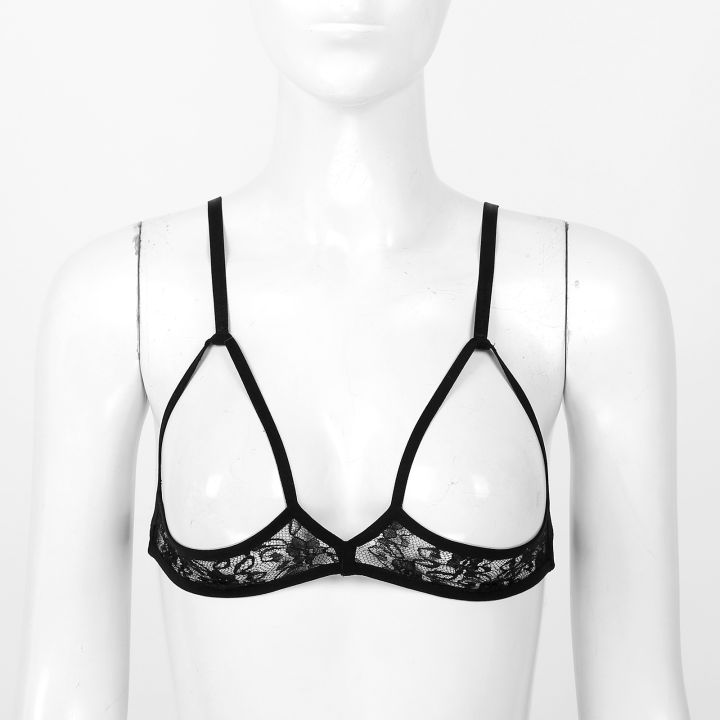 Women%20Lace%20Hollow%20Out%20Bra%20Lingerie%20Exotic%20Nightclub%20See-Through%20Open%20Cups%20Exposed%20Nipples%20Brassiere%20Underwire%20Nightwear%20-%20Image%205