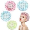 Women Waterproof Elastic Shower Bath Cap. 