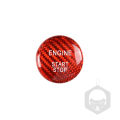 Carbon Fibre Car Engine Start Stop Switch Button Sticker Ignition Sticker Car Interior Decoration Replacement for Mercedes Benz A B C W205 GLC X253 AMG E ML GLE. 