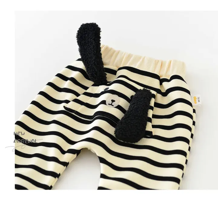 Autumn%20Winter%20Animal%20Style%20Children%20Plus%20Velvet%20Thicken%20Fashion%20Pants%20Boy%20Girl%20Baby%20Cute%20Cartoon%20Striped%20Cotton%20Casual%20Trousers%20-%20Image%205