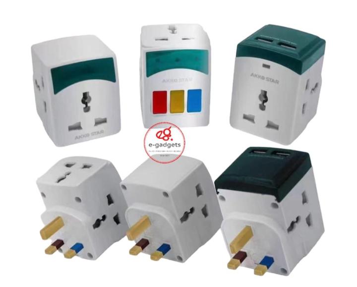 AKKO%20STAR%20ADOPTOR%2013A%203WAY%20MULTY%20WITH%20USB/INDIVIDL%20ON/OFF%20SWITCH%20-%20Image%202