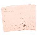 Gold Blocking Pink Marble Texture Disposable Tableware Paper Napkins. 
