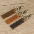 Vintage Crazy Horse Genuine Leather Keychain Men Women Key Holder Cow Split Car Key Bag Wallet Housekeeper Keyring Case wallets. 
